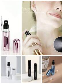 1pc 5ml Perfume Decanting Bottle, Portable Fine Mist Refillable Atomizer, Mini Pump Sprayer Fragrance Refill Empty Bottle - Multicolor - View 7