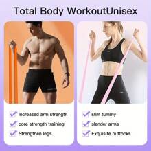 1pc Set Of Resistance Bands, Pull Up Assist Bands, Stretch Exercise Bands For Resistance Training,Home Workouts - Multicolor - View 7