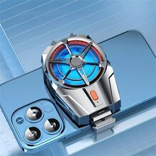 Nuevos ventiladores de enfriamiento X52 recargables para teléfonos móviles, enfriador silencioso con tres velocidades ajustables, radiador para juegos de teléfonos celulares - Multicolor - Ver 8