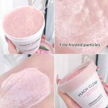 桃子磨砂膏全身磨砂膏去角质鸡皮沐浴乳身体日常使用200g - 粉色 - 查看 5