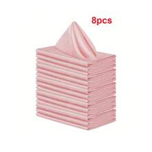 8/16/24pcs Napkins, Wedding Napkins Bulk, Decorative Elegant Dinner Napkins Square Table Napkins Decor, Silky Satin Cloth Napkins For Restaurant Banquet Graduation Party(43*43cm/17*17in) Back To School - Skin Powder - View 4