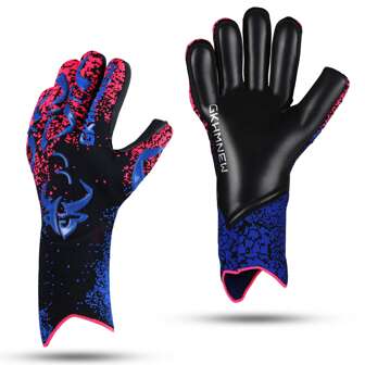 GKHMNEW Gants de gardien de but de football pour jeunes et adultes, gants de gardien de but haute performance, gants de football respirants pour l'entraînement/le match (tailles 6-10)