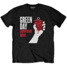Green Day | Official Band T-Shirt | American Id*Ot | SHIPPED IN 24 HOURS - Black - View 1