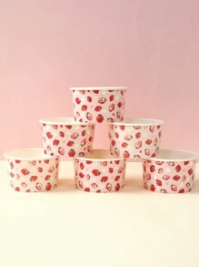 10 chiếc bát giấy dùng một lần hình dâu tây 227g (8oz), thích hợp đựng kem, bỏng ngô, thức ăn, dùng trong nhà bếp, nhà hàng, tiệc dã ngoại, đồ dùng nhà bếp, bao bì thực phẩm, bát dùng một lần, đồ dùng tiệc sinh nhật, chống rò rỉ, thích hợp cho bữa trưa, tiệc nướng BBQ, tiệc lễ hội, mang đi và sử dụng hàng ngày, đồ dùng ăn uống dùng một lần, thích hợp cho mùa tựu trường, Ngày Valentine. - quả dâu - Xem 5