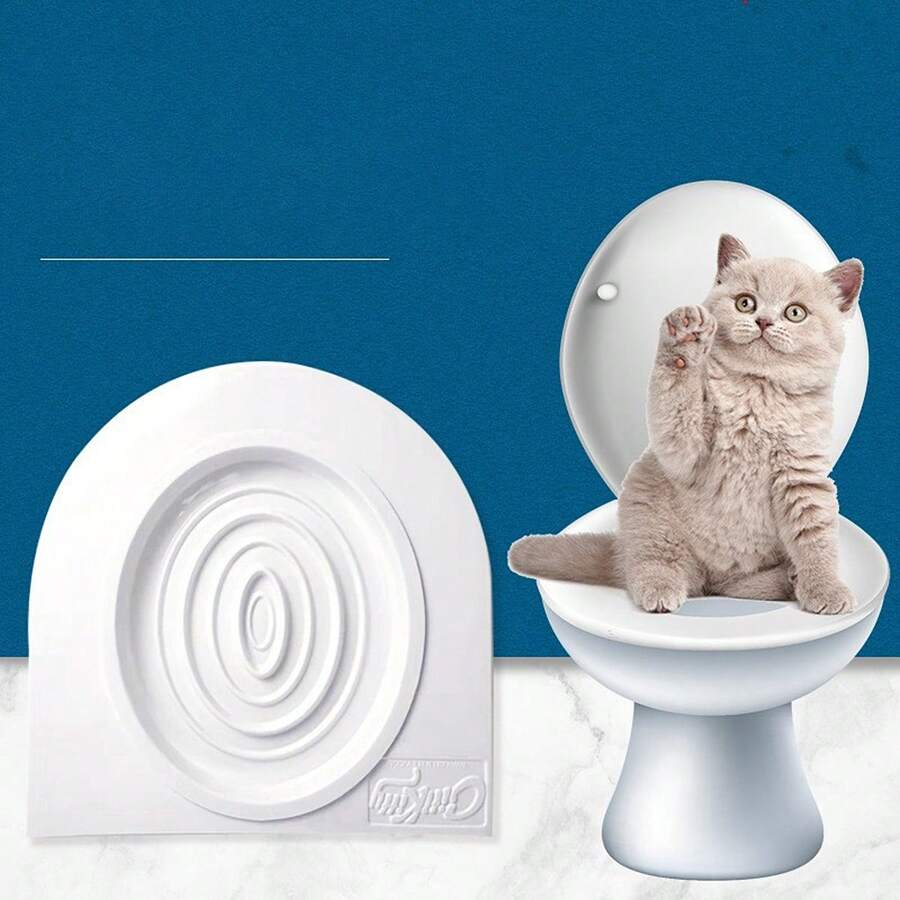 1set Cat Litter Box Substitute Cat Training Litter Tray Toilet Training