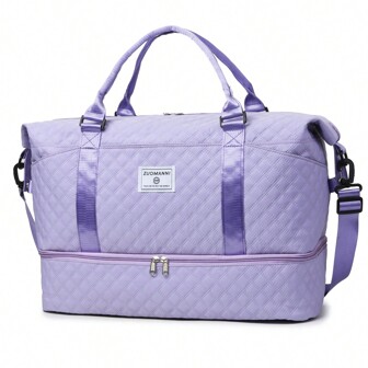 Spacious Lightweight Travel Duffle Bag - Large Capacity, Sleek Argyle Pattern, Easy-Glide Zipper - Perfect For Overnight Trips And Weekend Getaways Bag For School School Accessories School Stuff