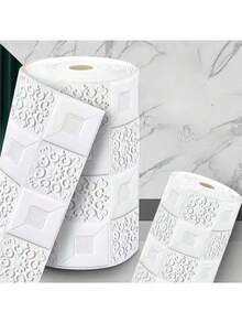 70Cm * 1/2/5/10M Miếng Dán Tường Âm Thanh Nổi 3D Tự Dính Dán Trần Trang Trí Phòng Khách Phòng Ngủ TV Nền Giấy Dán Tường Chống Thấm Nước - Nhiều màu - Xem 20