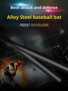 1pc Baseball Bat For Self-Defense & Emergency, Unisex, For Car/Home Use - Multicolor - View 6
