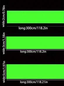 1pc Outdoor Long-Lasting Bright Fluorescent Glow Tape, Strong Adhesive Waterproof Luminous Sticker, Suitable For Night Decoration, Stairs, Walls And Exit Signs