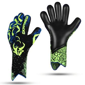 GKHMNEW Guantes de portero de fútbol para jóvenes y adultos, guantes de portero de alto rendimiento, guantes de fútbol transpirables para entrenamiento/partido (Tallas 6-10)