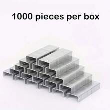 Powerful 24/6,24/8 Staples Universal Type 12#12 Staples 1 Box Of 1000/500 Pieces Stapler Nails Nail Length 6/8mm