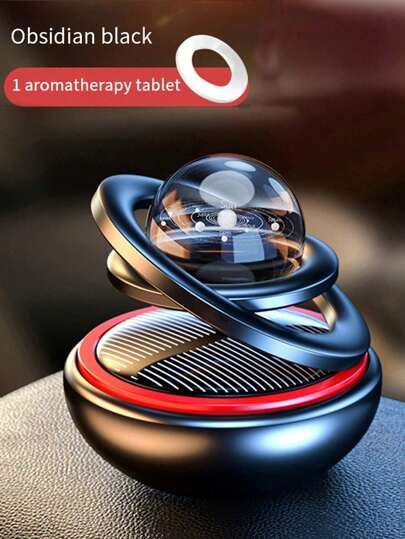 1 件太阳能旋转汽车香氛装饰（含 1 个固体古龙香水盒），款式随机，不会妨碍使用