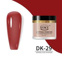 VOKY 30G 2024 Phổ Biến Cổ Điển Mới Khỏa Thân Series Màu Thịt Lấp Lánh Gel Bột Móng Tay Nghệ Thuật DIY, salon Và Sử Dụng Tại Nhà, Không Chữa - Nhiều màu - Xem 8