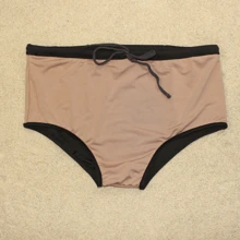 Men Beach Shorts - 黑色 - 查看 3