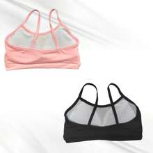 Women Sports Tees & Tanks - Baby Pink - View 3