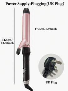 CRASTS CRASTS Star Maker 32mm Large Barrel Curling Iron, Suitable For Creating Big Curls, Outward Or Inward, One-Touch Switch HC-032, Convenient To Carry For Home Or Travel Hairstyling