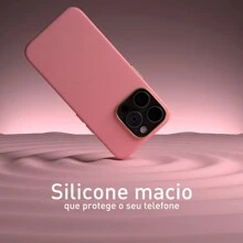 Basic Phone Cases - สีชมพู-พร้อมบรรจุภัณฑ์ - ดู 3