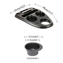 Hairdressing Trolley Height Adjustable Rolling Salon Trolley Work Cart Cold Rolled Trolley With Dye Bowls For SPA Barbershop Black - Black - View 8