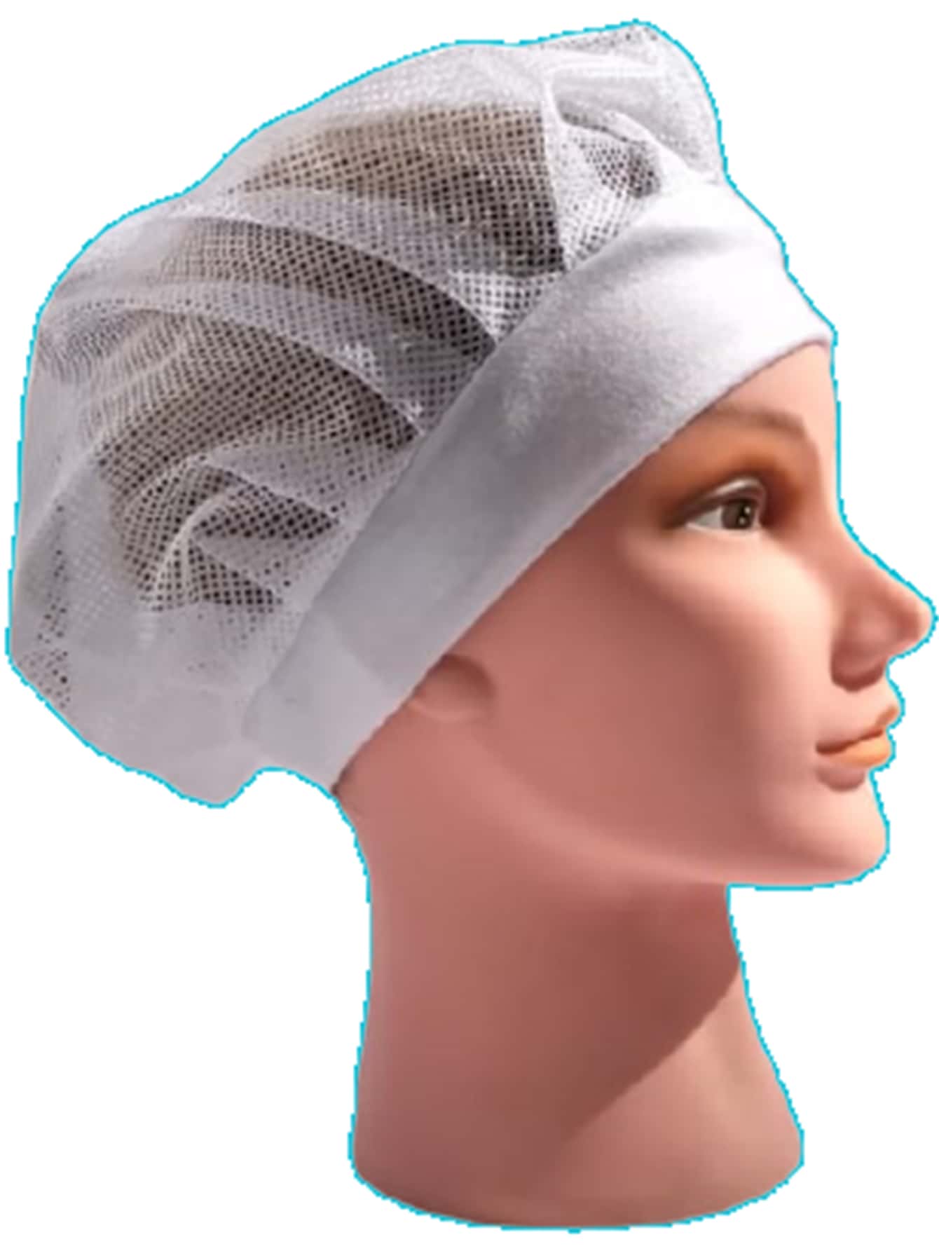KIT 05 KITCHEN CAPS WITH MESH AND MESH BRIMMING "ALL WHITE" - 白色 - 查看 1