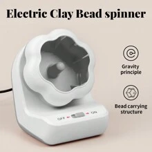 1入組電動串珠機套裝 - USB供電自動穿珠設備，適用於DIY珠寶製作，創意手工編織手鍊，快速旋轉於聚合物粘土和種子珠之上的珠子 - 串珠器 - 查看 7