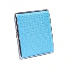 1PC Cigarette Case For 85mm King Size 20 Capacity Cigarettes Box Plastic Portable Thin Cigar Boxes Pocket Cigarettes Holder Storage Container For Men Women Gift For Smoker ,Smoking Accessories, Cigarette Storage, Sigaretten Doos - Multicolor - View 10