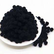 300入組(20g)波莫波平衡重球10mm，蓬鬆柔軟的1cm多色毛球高彈性PomPom創意手工藝補給品 - 彩色 - 查看 32