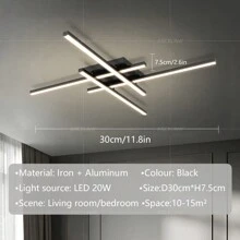 现代 LED 吸顶灯 家居装饰灯具 简约吸顶灯 装饰灯具 暖白/冷白铝制吸顶灯 黑色/白色 LED 吸顶灯 适用于客厅 卧室 室内照明 儿童房 餐厅 衣帽间 现代办公室 豪华家居装饰吸顶灯 - 彩色 - 查看 14