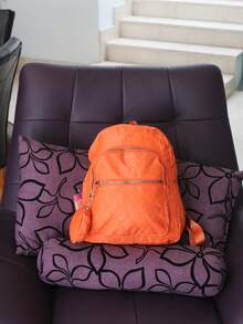 Women Fashion Backpacks, School Backpack - 橘色 - 查看 6