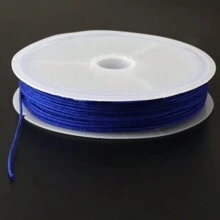 10 Rolls/Pack 100 Yards Colorful Non-Elastic Nylon Beading Cord,0.8mm Multicolor Beaded Thread String For Beading Necklace Bracelet Making Diy Jewelry Crafts Braided String Macrame Cord