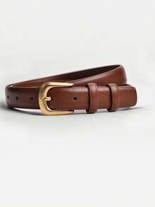 1 Thắt Lưng Nữ Đơn Giản Và Phong Cách, INS Thời Trang, Màu Đen Hoặc Nâu, Phụ Kiện Trang Trí Cho Quần Jean - Nhiều màu - Xem 11