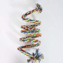 1 pieza Duradero Ardilla y Deslizador de Azúcar Ardilla Voladora Juguete de escalada para loros con cuerdas, adecuado para juegos y ejercicios, ideal para cuidado de mascotas. - Multicolor - Ver 3