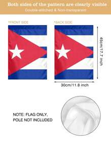 1pc Customizable Personalized Creative Pattern/Photo/Illustration Linen Double-Sided Garden Flag, Home/Yard/Outdoor Decor (Flag Pole Not Included), Summer Holiday