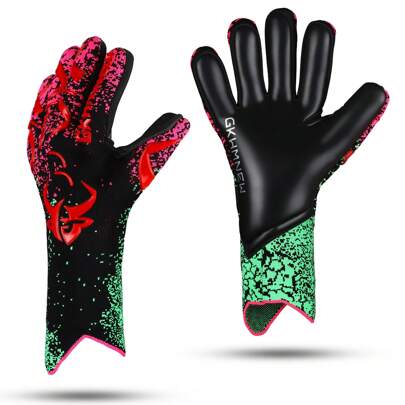 GKHMNEW Soccer Goalie Goalkeeper Gloves For Youth & Adult,High Performance Goalkeeper Gloves, Breathable Soccer Gloves For Training/Match(Sizes 6-10)