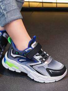 Kinder Lauf Sneaker, bedruckte Spritzer Dekor Sportschuhe für Jungen und Mädchen