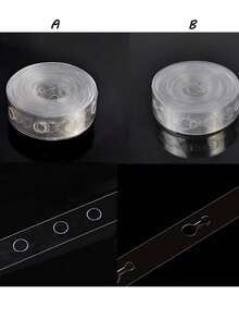 Dây bóng bay bằng nhựa dài 5 mét, mắt bóng bay bất đối xứng, dụng cụ cố định, trang trí tiệc cưới, phụ kiện bóng bay - Trong sáng - Xem 3