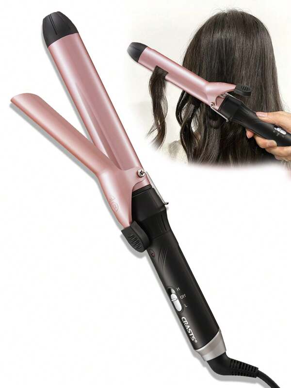 CRASTS CRASTS Star Maker 32mm Large Barrel Curling Iron, Suitable For Creating Big Curls, Outward Or Inward, One-Touch Switch HC-032, Convenient To Carry For Home Or Travel Hairstyling