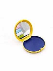 1pc Aligner Case Travel Kit, Retainer Case With Built-In Mirror ,Denture Storage Box With Mirror, Portable Orthodontic Braces Case, Dental Retainer Storage Box,Cute Slim Aligner Case Compatible With Invisalign, Night Mouth Guard Case - Multicolor - View 17