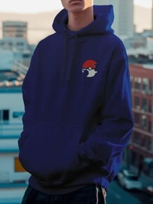 Men Sweaters - Màu xanh hải quân - Xem 2