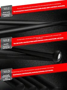 1pc Baseball Bat For Self-Defense & Emergency, Unisex, For Car/Home Use - Multicolor - View 5