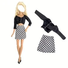 Ropa de muñeca artesanal de moda - Hecha a medida para muñecas de 30 cm con un ajuste elegante perfecto - Muñeca no incluida - Multicolor - Ver 11