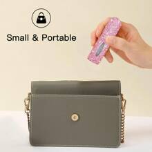 5ML闪亮喷雾瓶雾化流水钻香水旅行可填充香水雾化器瓶5ml便携式迷你香水喷雾器礼物