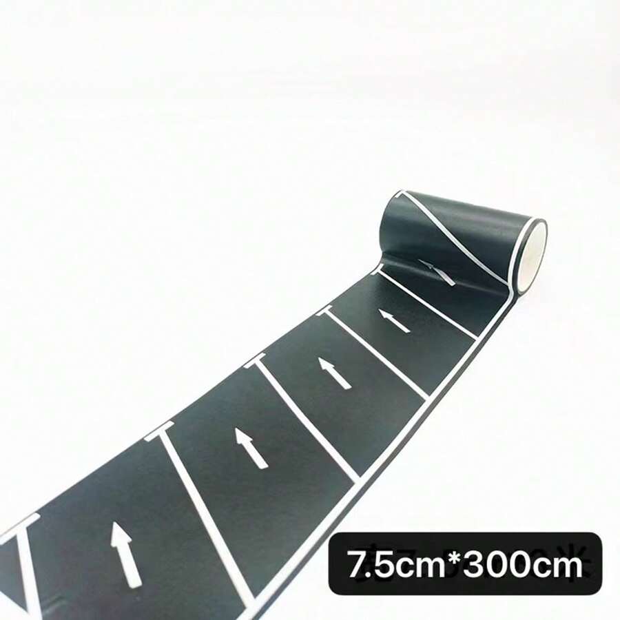 Christmas Decoration Black Road Track Tape, Car Tracks Are Great For