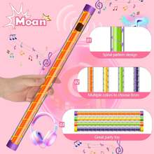 Assorted Funny Groan Tube Party Noise Maker Toys, Laughter Bar For Groan Sound Effects, Adult Party Favors, Birthday Gifts, Multi Colors - Multicolor - View 4