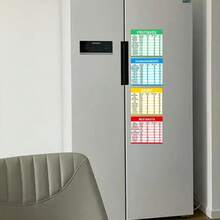 Diet Cheat Sheet Quick Guide Fridge Magnet Reference Charts For Kitchen,6 * 5 Inch,4 Pcs - Multicolor - View 3