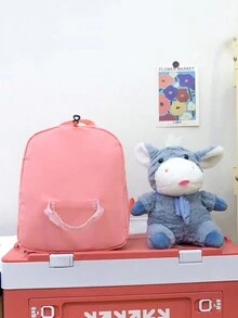 1 Ba Lô Búp Bê Bê Hoạt Hình Dễ Thương Mùa tựu trường Ba lô cho trẻ nhỏ Mẫu giáo Cặp đi học Đồ chơi Ba lô đựng đồ Ba lô đa năng Nhẹ Di động với dây đeo có khóa kéo Có thể điều chỉnh cho túi du lịch hàng ngày cho kỳ nghỉ du lịch Mua sắm ngoài trời Sinh nhật Trường học tặng quà cho con gái bạn Quà tặng sinh nhật Búp bê bê bằng nylon màu có thể tháo rời Trang sức Thiết kế mới Phong cách Đại học Thời trang Túi xách thông thường dành cho sinh viên Bạn thân Trẻ nhỏ Phụ kiện du lịch - 2440 - Xem 6