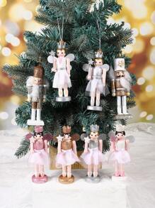 5 قطع من الجنود الدمى الجوزية بطول 13 سم، ديكورات جنود الدمى الإبداعية، جنود الجوز المعلقة على الشجرة ديكورات المنزل، مناسبة لحفلات المناسبات والهدايا والديكورات وديكورات المشاهد والديكورات العطلات والديكورات المنزلية وديكورات المكتب وهدايا الحفلات والديكورات الجمالية لغرفة النوم والمنزل وديكورات الحفلات الممتعة، عيد الميلاد، رأس السنة الجديدة، هدايا، ديكورات عيد الميلاد، ديكورات الشتاء