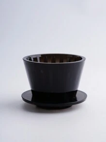 Filtro riutilizzabile per caffè a forma di torta, con fondo piatto, tazza da caffè per uso domestico, adatta per ristoranti, cucine, all'aperto e per il ritorno a scuola - convenzionale - Visualizzare 13