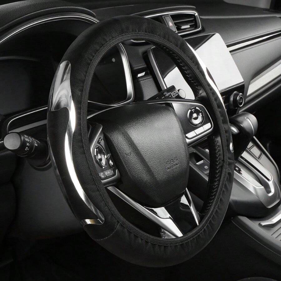 15 Inch Elastic Steering Wheel Cover Without Inner Ring - One Size - View 1
