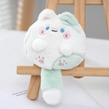 1 Mèo Sang Trọng Mặt Dây Chuyền Dễ Thương Béo Cơ Thể Anime Mèo Con Plushies Trang Trí Mềm Thú Nhồi Bông Búp Bê Móc Khóa Ba Lô Quyến Rũ Quà Tặng - màu đen - Xem 8