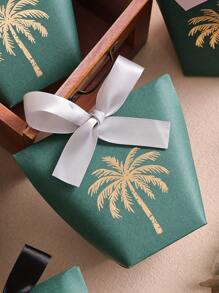 SET OF 5 MINI GIFT BOXES - Available In A Variety Of Colors And Designs, Our Premium Quality Mini Gift Boxes Are Perfect For Displaying Small Gifts. These Are Beautiful Boxes, Tailor-Made For Special Occasions. Featuring A Delicate Palm Tree Pattern And High Quality Ribbon, These Boxes Are Perfect For Weddings, Parties And Celebrations. Valentine Day - Multicolor - View 12